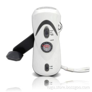Hand Crank solar charger with alarm sound